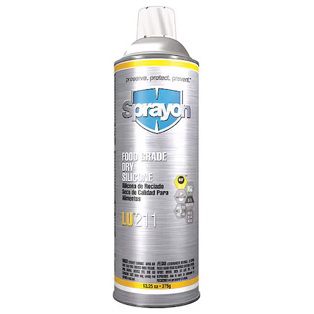 Sprayon S00211000 Food Grade Dry Silicone Spray, 13.25 Oz.