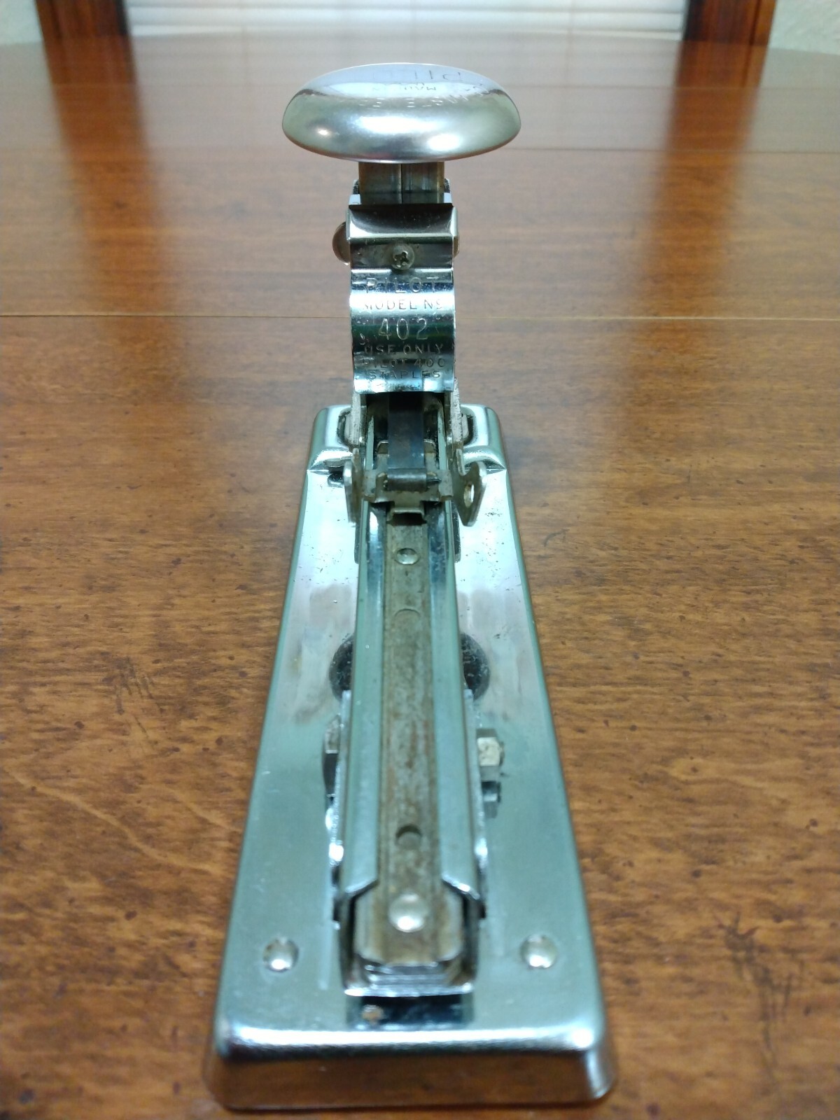 Vintage PILOT Stapler No. 402 United States Steel USS USA ACE Fastener Working