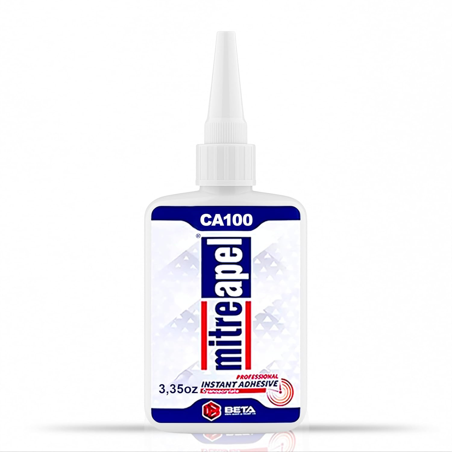 MITREAPEL Cyanoacrylate (CA) Super Glue (3.5 Oz) for Plastic, Metal, Leather, Ce