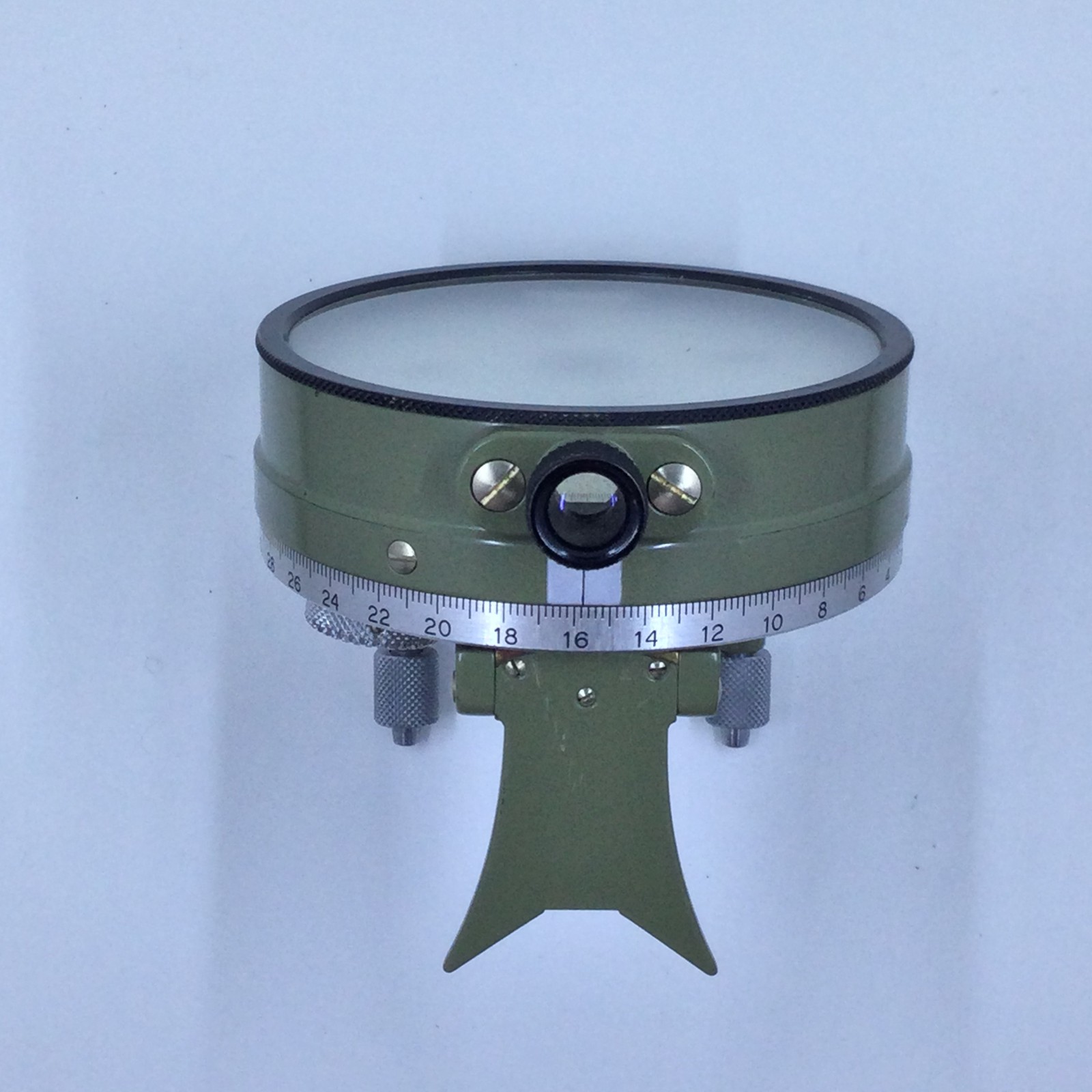Rare Wild Heerbrugg Switzerland Circular Compass Green