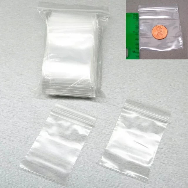 300/PCS 2″x2″ Clear Reclosable Seal Bag Plastic Poly Zip Lock Bags Jewelry 2Mil