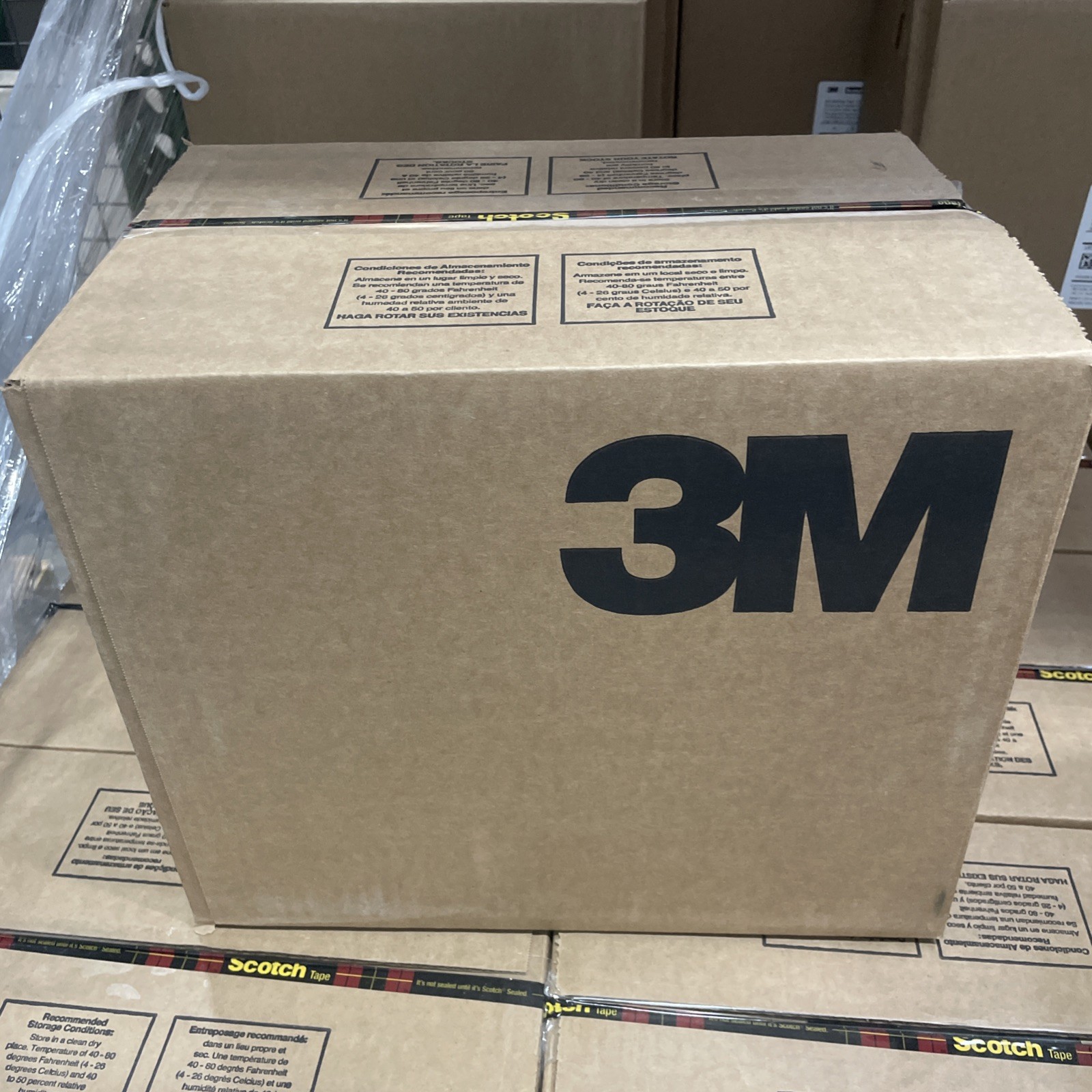 36 Rolls 3M 375 Scotch 2″ Clear Packaging Carton Sealing Tape