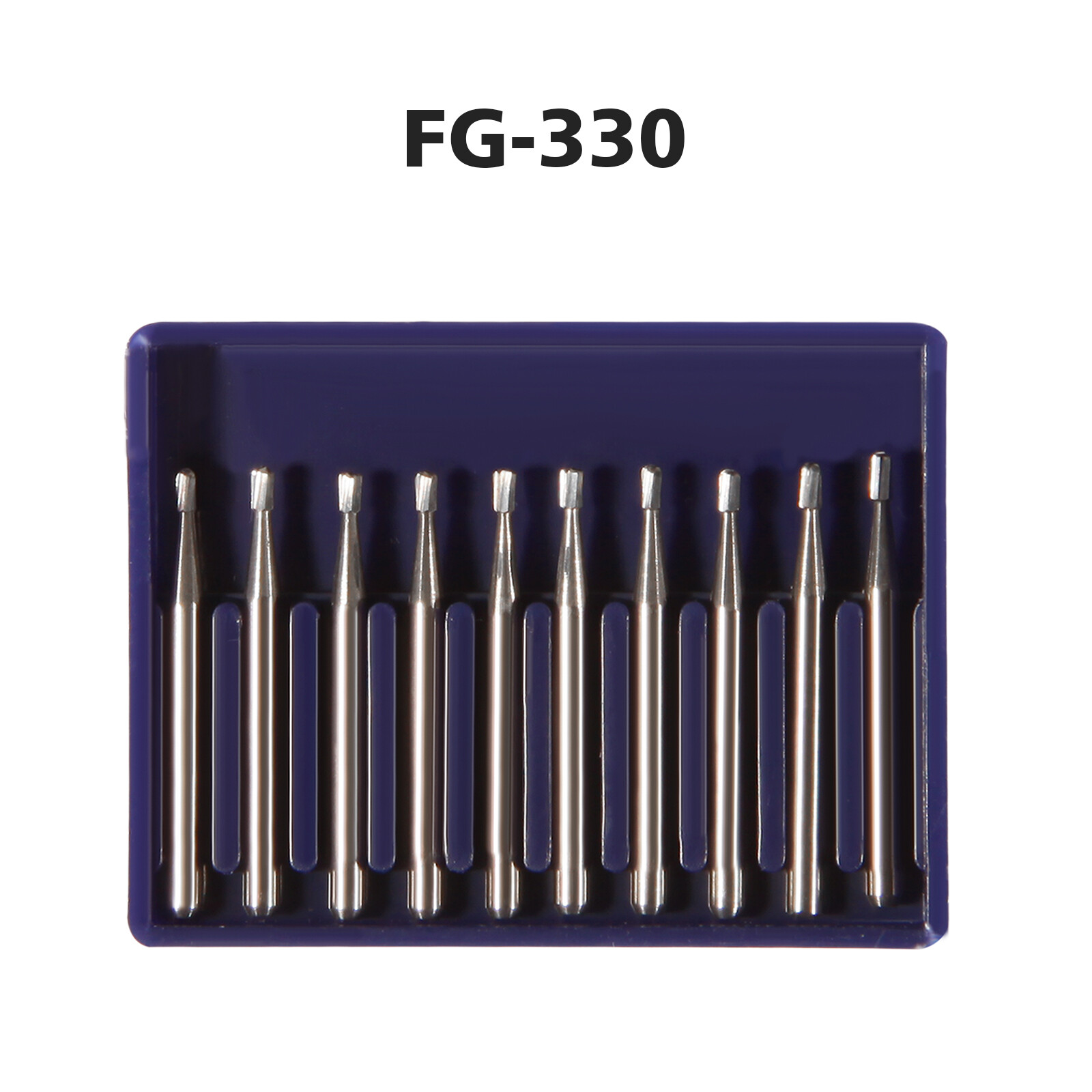 Dental Carbide Burs Tungsten Steel Bur FG # 330 Pear for High Speed Handpiece to