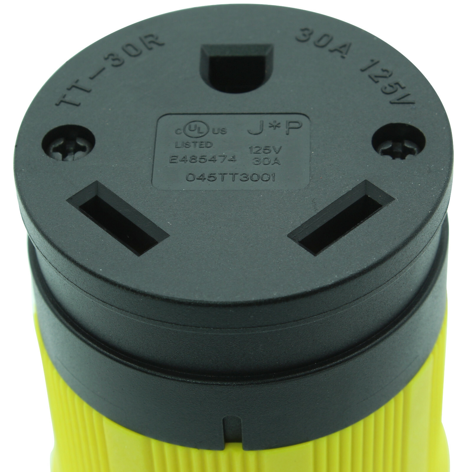 30 Amp to 110 Volt RV Charging Adapter Cord 24 Inch 2FT, NEMA 5-15P to TT-30R