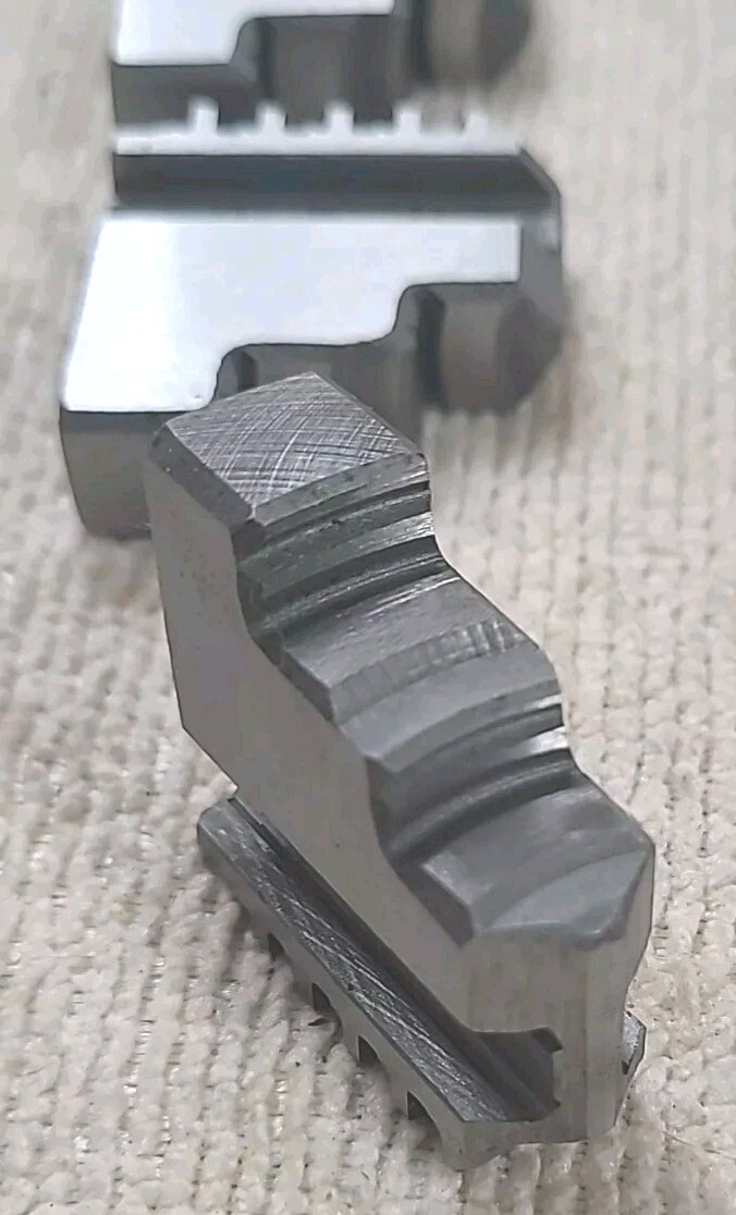 Set of Jaws for 3-Jaw Lathe Chuck Machinist Unknown Manufacturer