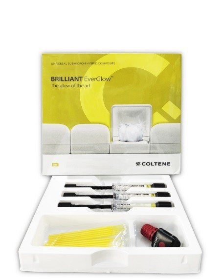 Dental BRILLIANT EVERGLOW Universal Submicron Hybrid Premium Composite & Bonding