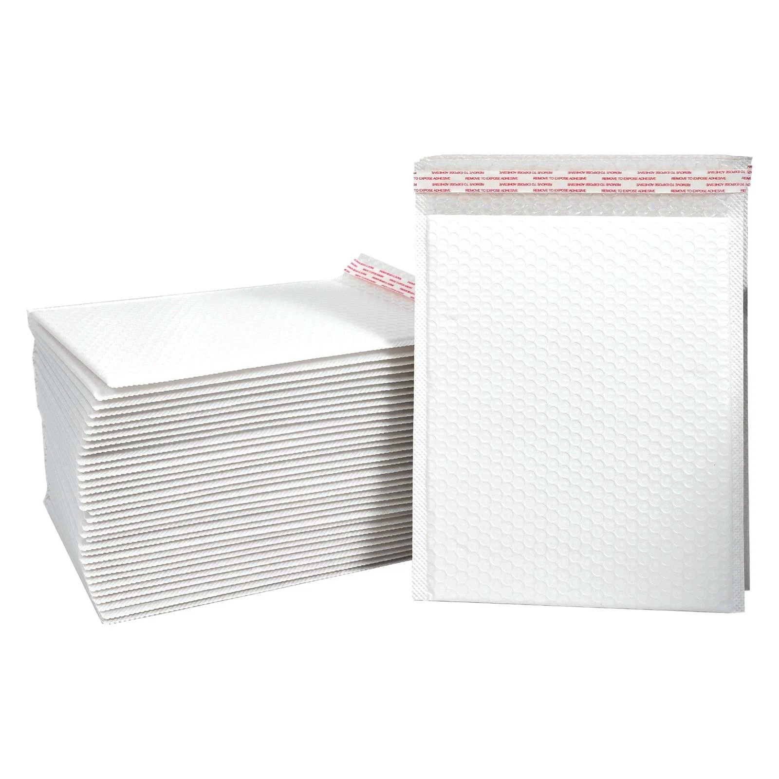 Any Size Poly Bubble Mailers Shipping Mailing Padded Bags Bubble Envelopes White