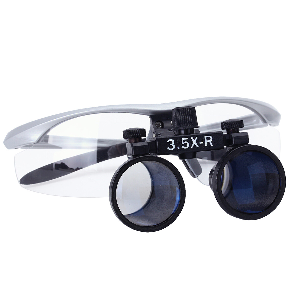 3.5X Dental Surgical Magnifier Medical Binocular Loupes with LED Head Light