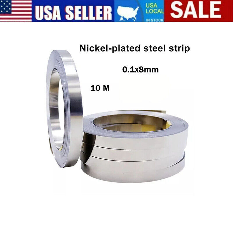 Pure Ni Plate Nickel Strip Tape For Li 18650 Battery Spot Welding 0.1mm – 0.2mm