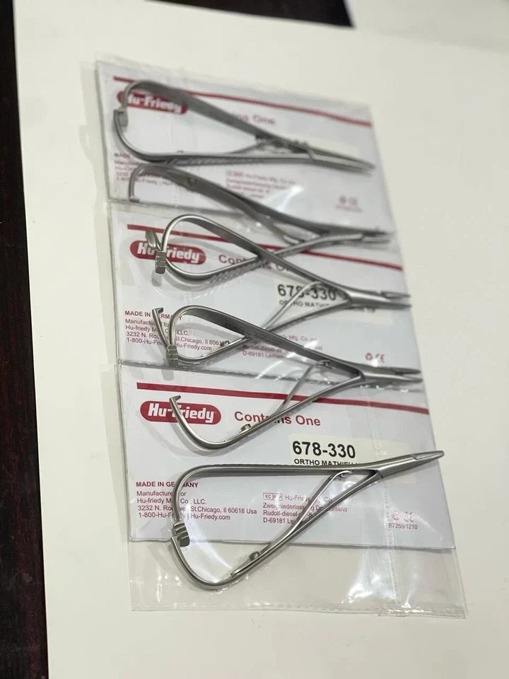 5 Pcs HU FRIEDY Mathieu Narrow Tip Orthodontic Plier | 678-330