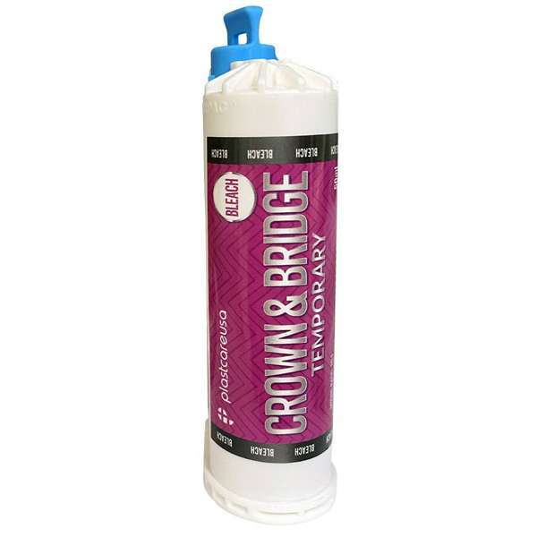 plastcareusa Temporary Crown & Bridge Material (10:1) – Shade Bleach, 50 mL