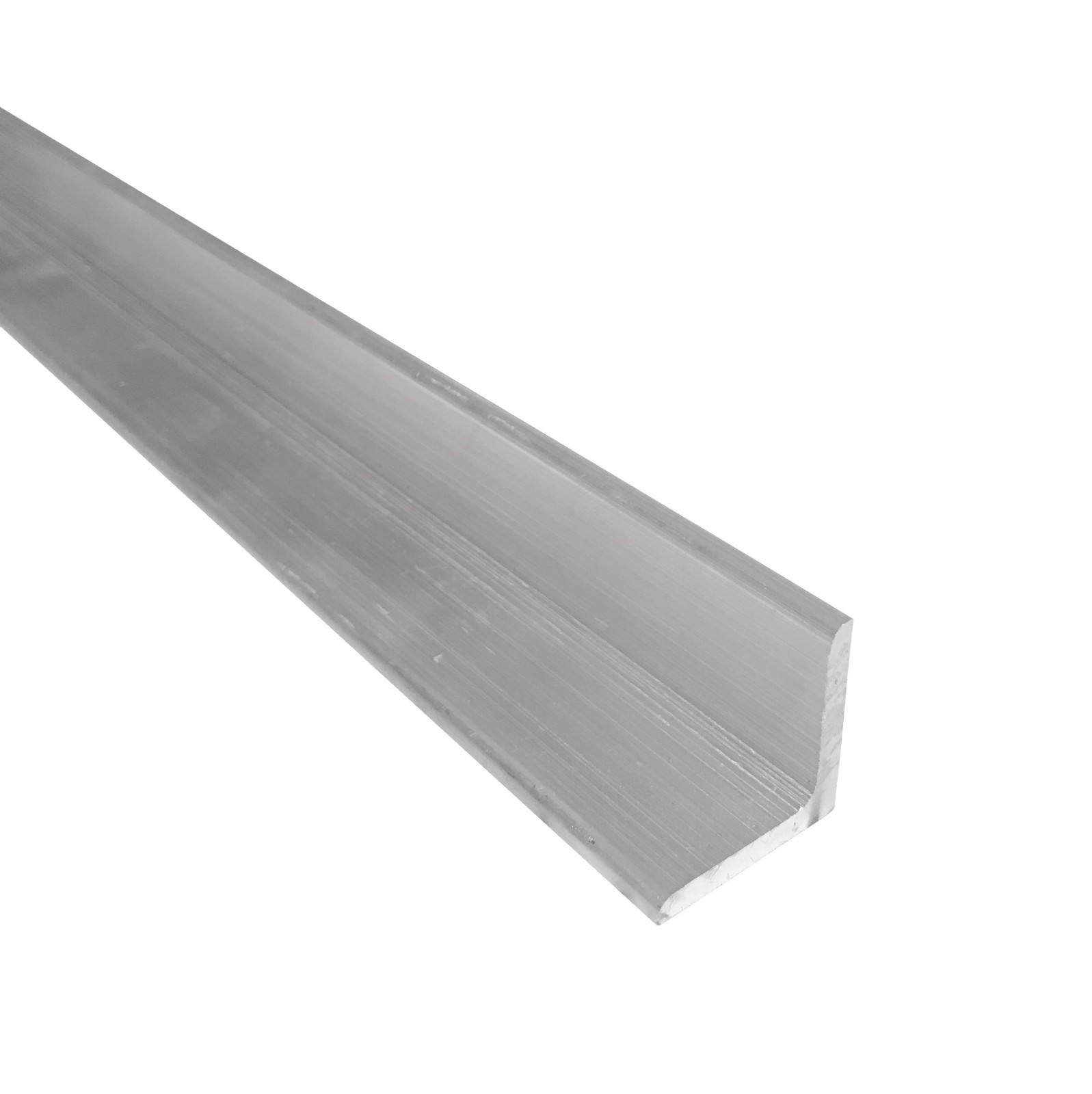 1″ x 1″ Aluminum Angle 6061, 48 Inch Length, T6511 Mill Stock, 1/8″ Thick