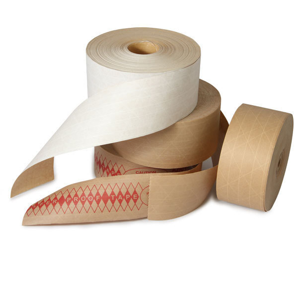 Kraft Reinforced Water Activated Tape 3” x 450′ 10/CS The Boxery