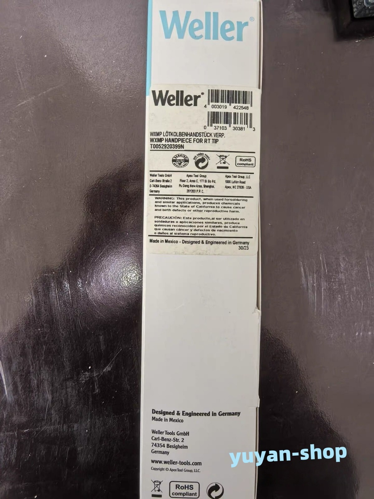 1pc NEW Weller WXMP Micro Soldering Iron Handle Pencil 12V 55W Arkd