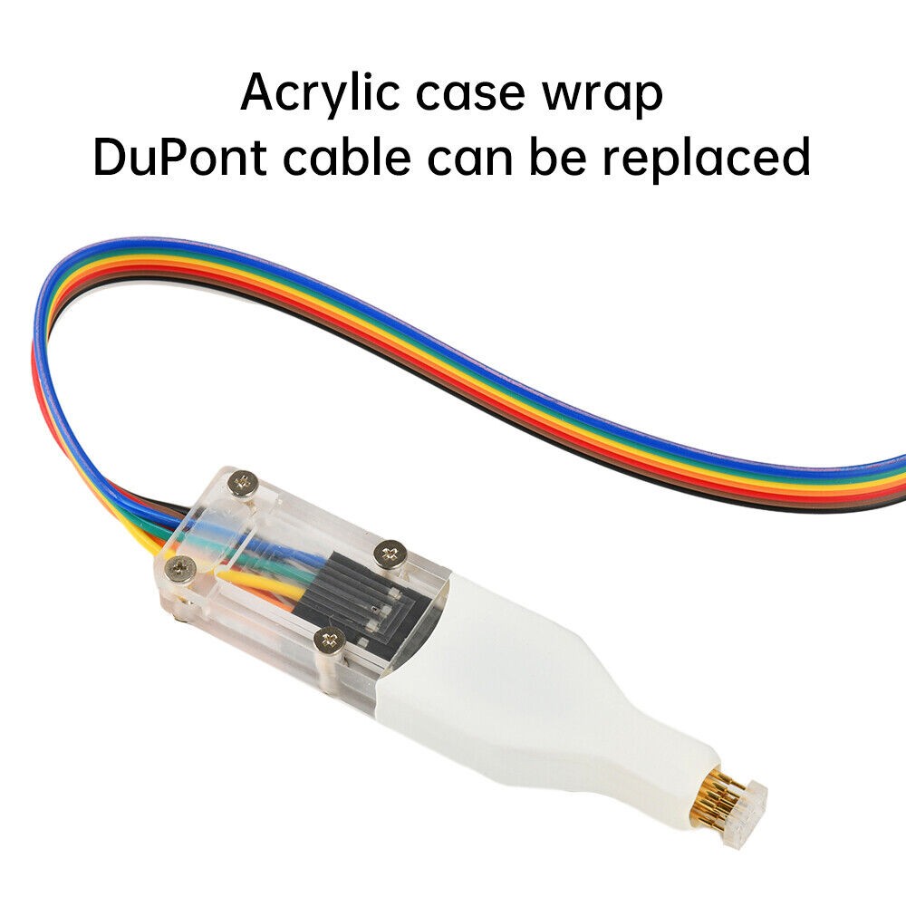 1pc SOP8/WSON8/QDFN8 SPI Adapter Clip Pin Flash on Chip Read ＆ Write Probe