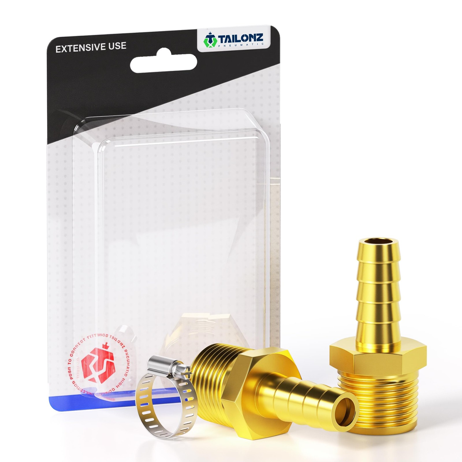 Brass Hose Barb Fitting 3/8 Inch Barb to 1/2 Inch Male NPT …