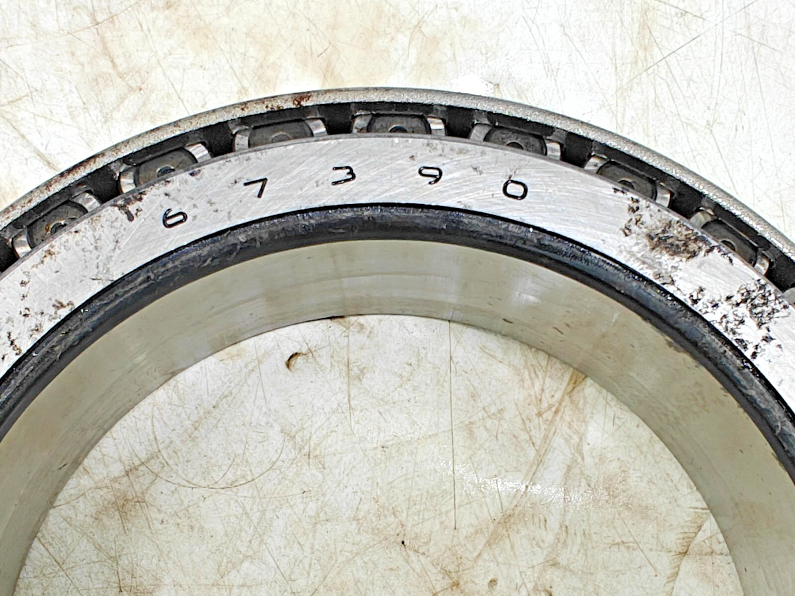 67390 Timken Tapered Roller Bearing Single Cone Only Timken 67390 USA 5.25 in ID