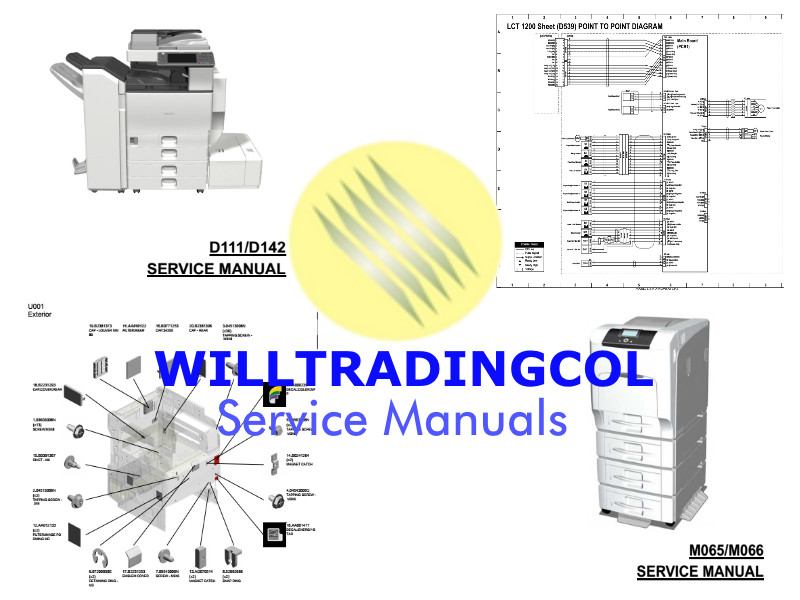 Ricoh Aficio SP 3500N, 3510,Service manuals parts, peripherals, diagrams. PDF