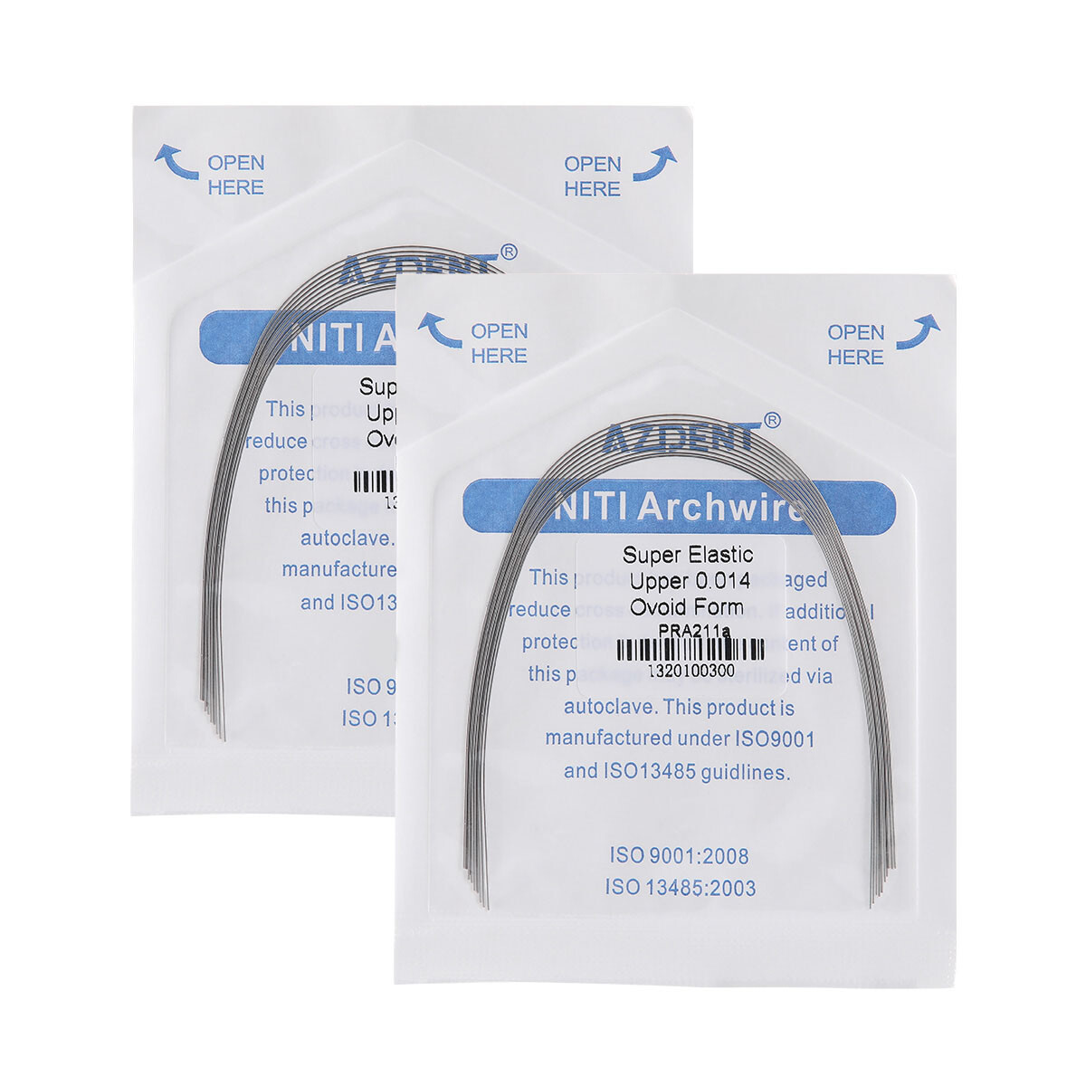 5Packs Dental Orthodontic Arch Wire Super Elastic Niti ROUND 016Lower AZDENT
