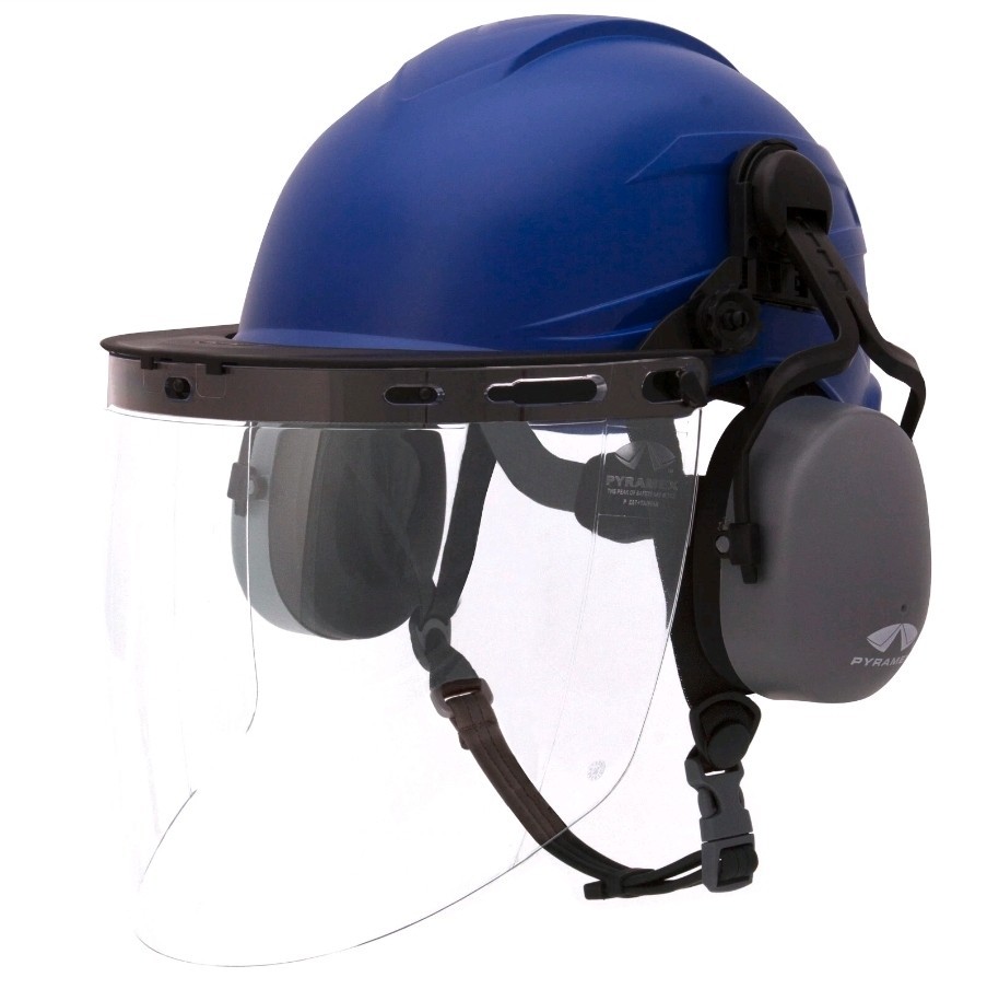 Pyramex CM6010 Cap Mounted Earmuff for Hard Hat, Gray, NRR 22 Decibels (1 Pair)