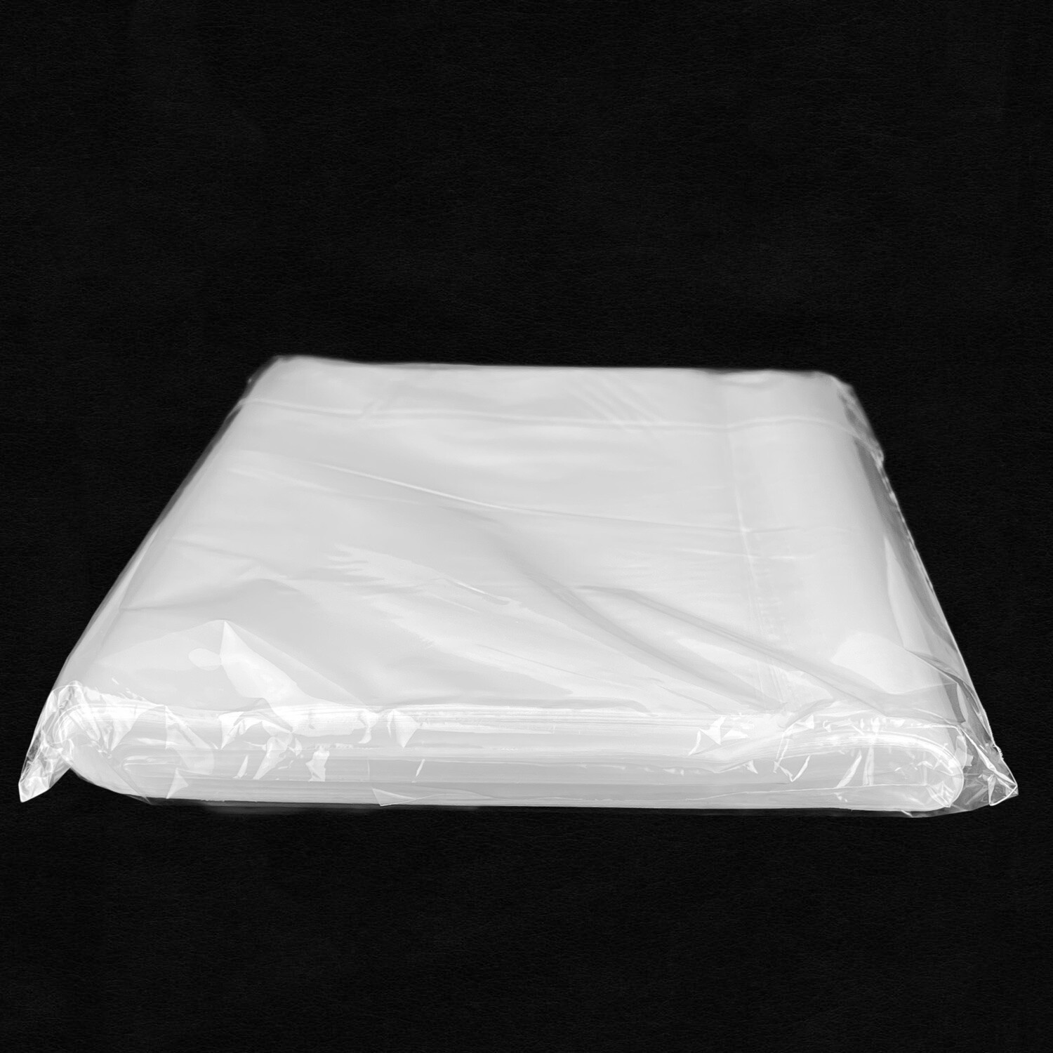 100 CLEAR POLY BAGS Large Plastic Packaging Open Flat Packing T-Shirt Apparel