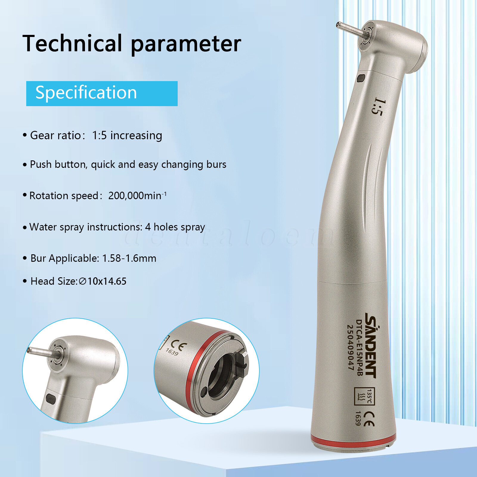 KAV Style Lux M25L Electric Dental Handpiece High Speed 1:5