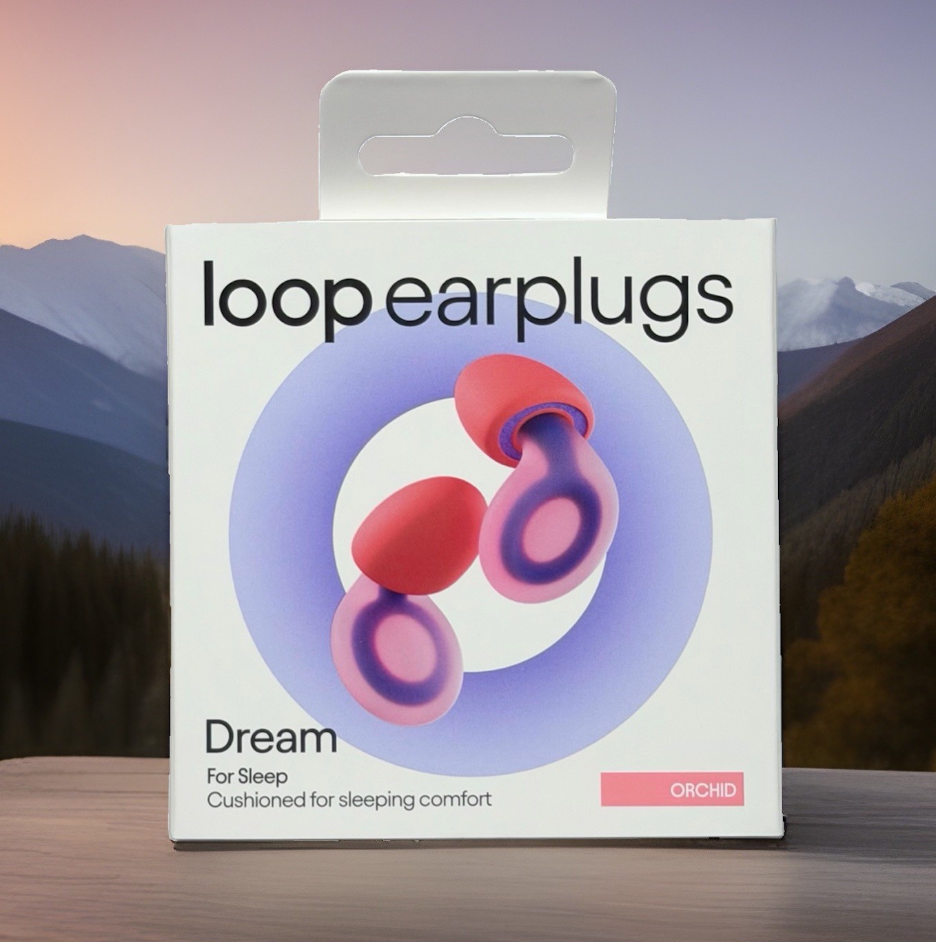 *RARE* Loop Earplugs Dream for Sleep (ORCHID), Cushioned Comfort Napping Snoring