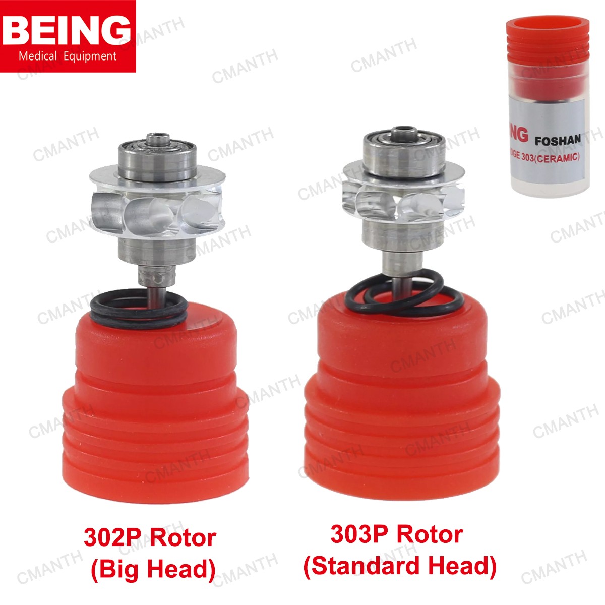 BEING Dental Fiber Optic Handpiece High Speed Turbine For KaVo Coupler 6 Hole