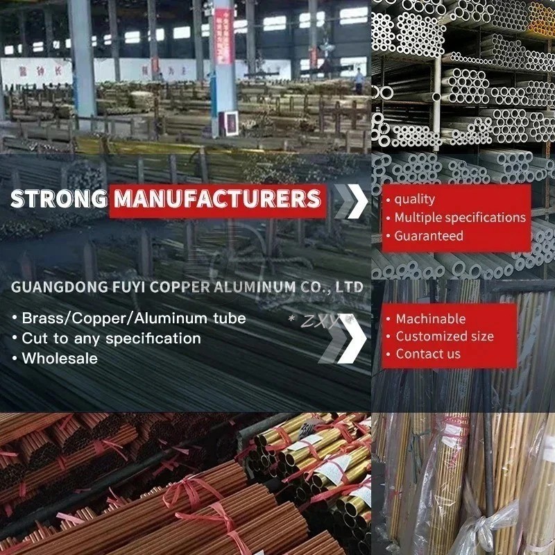 Aluminium Round Tube 0.2-9mm Thickness 1.5-22mm OD Straight 500mm long 6063 Tube