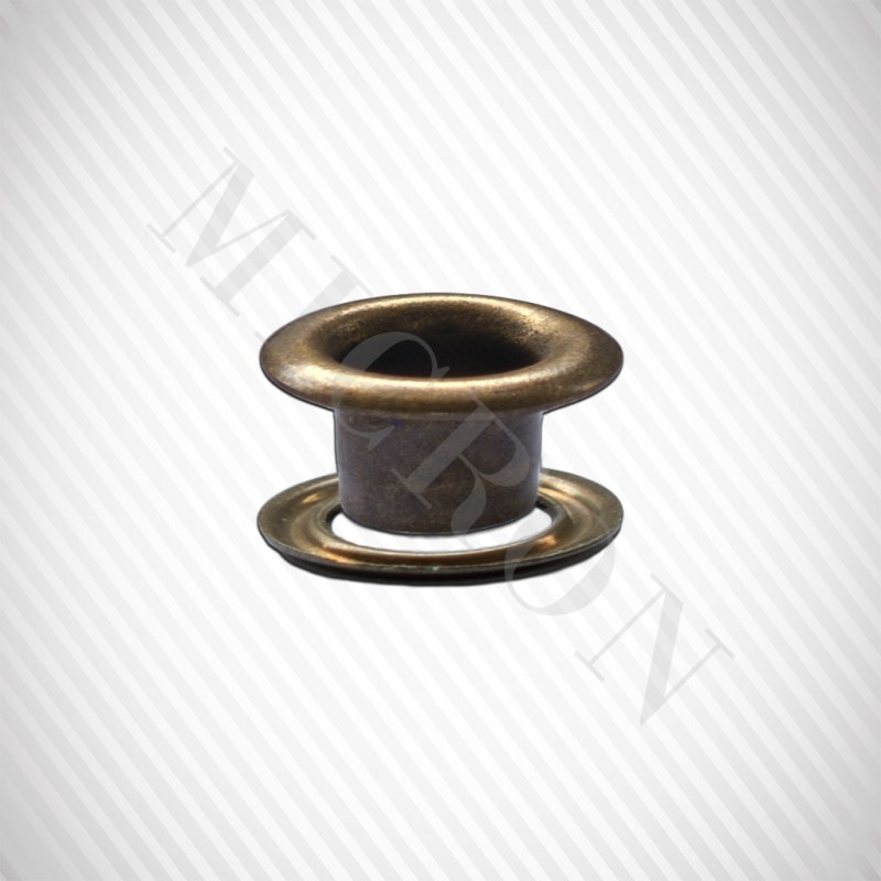 Micron #1.7 (1/8″) Antique Brass Self-Piercing Grommets & Washers, 500 Pcs/Bag
