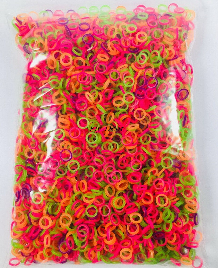 Colorful Dental Orthodontic Elastics Rubber Band Latex Braces 2.5/3.5/4.5/6.5oz