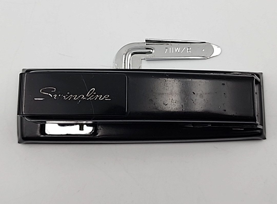 Swingline Stapler 711 Black 5.25 In USA With Staple Remover Vintage