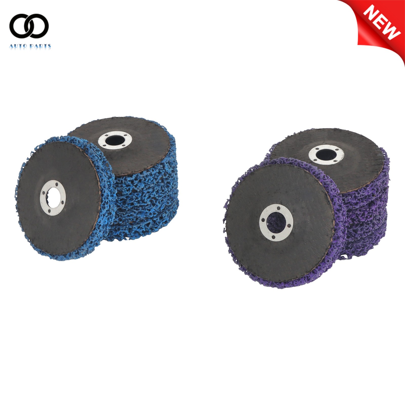 10Pack 4″ Purple And Blue Paint Stripping Discs for Angle Grinder Metal Rust