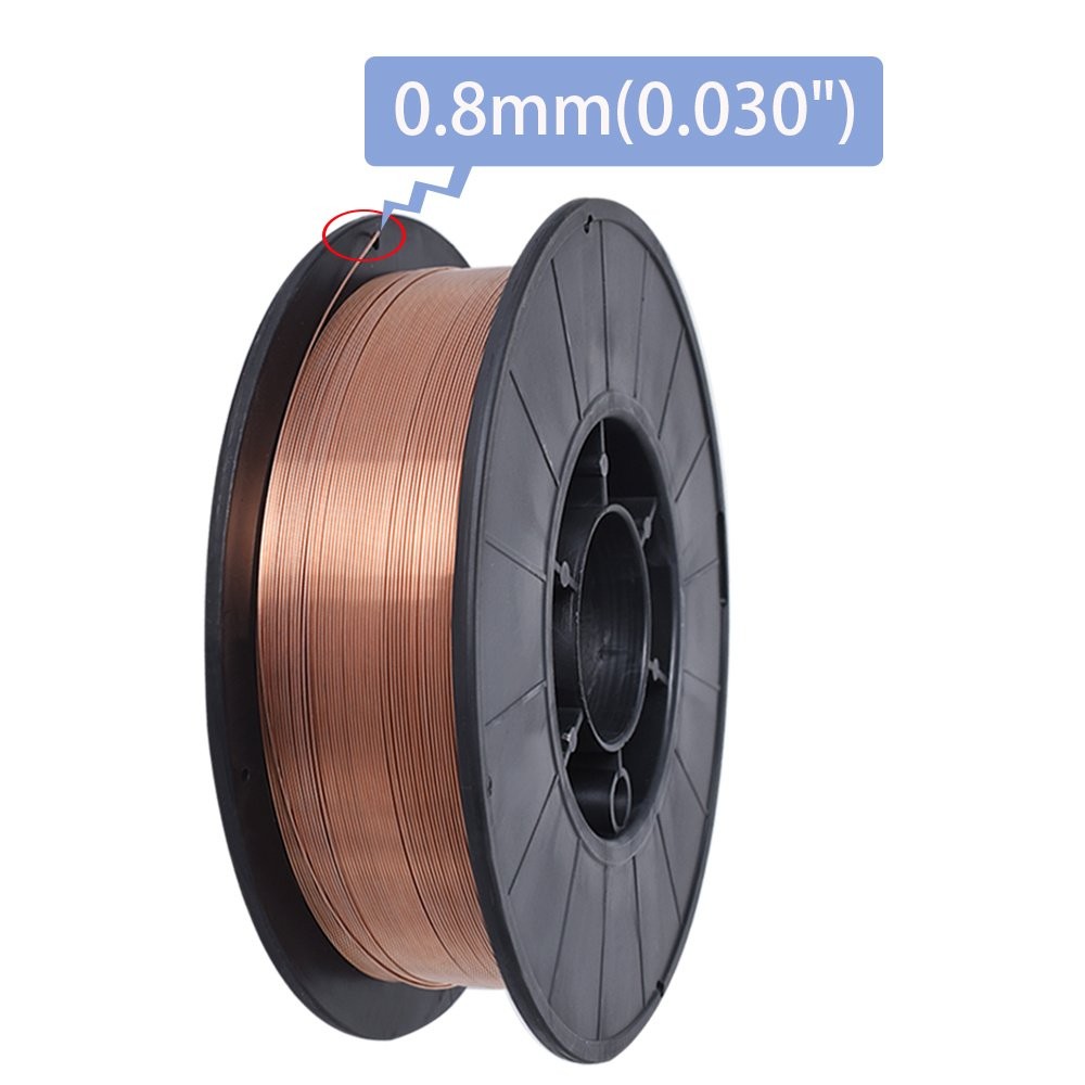 2Pcs 11-lbs Roll ER70S-6 .030″ (0.8mm) Mild Steel MIG Welding Wire