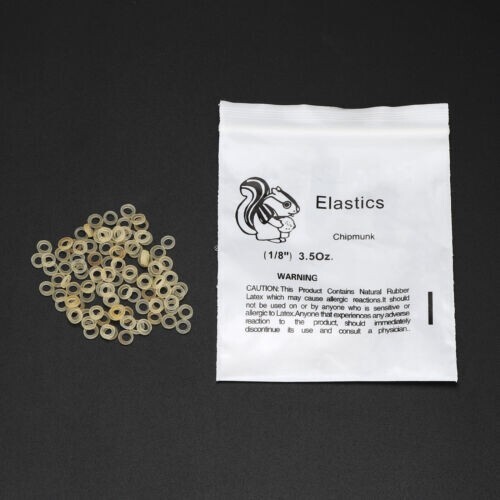 Dental Orthodontic Zoo Pack Elastics latex 3.5 OZ 1/8″ Chipmunk Bands 5000pcs