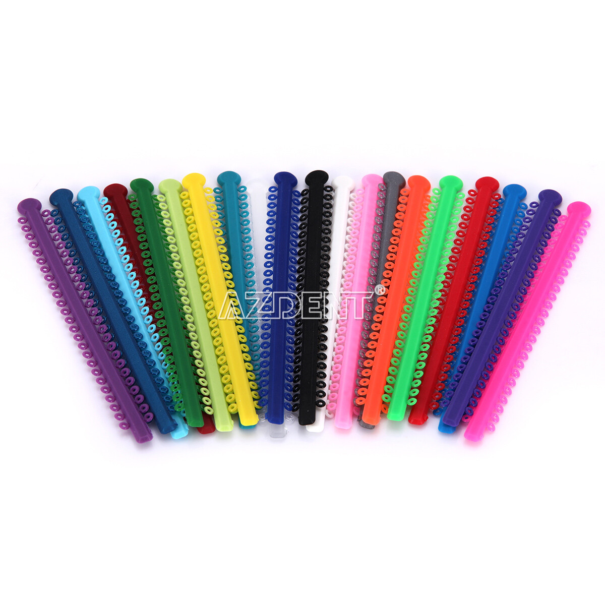 1000pcs Dental Orthodontic Elastic Ligature Ties Brackets Braces Rubber Bands