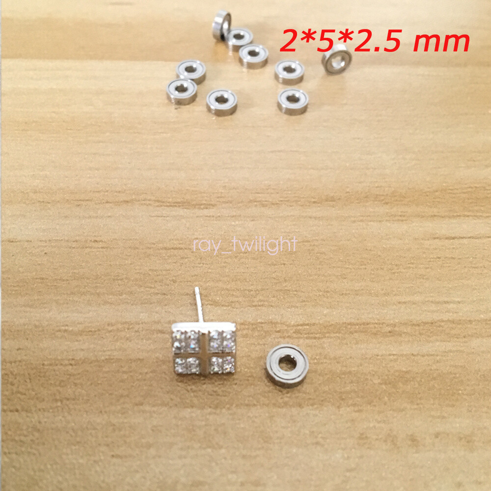 New 10~100PC (1.5 x 4 x 2 mm) 681XZZ Metal Double Shielded Ball Bearings For Toy