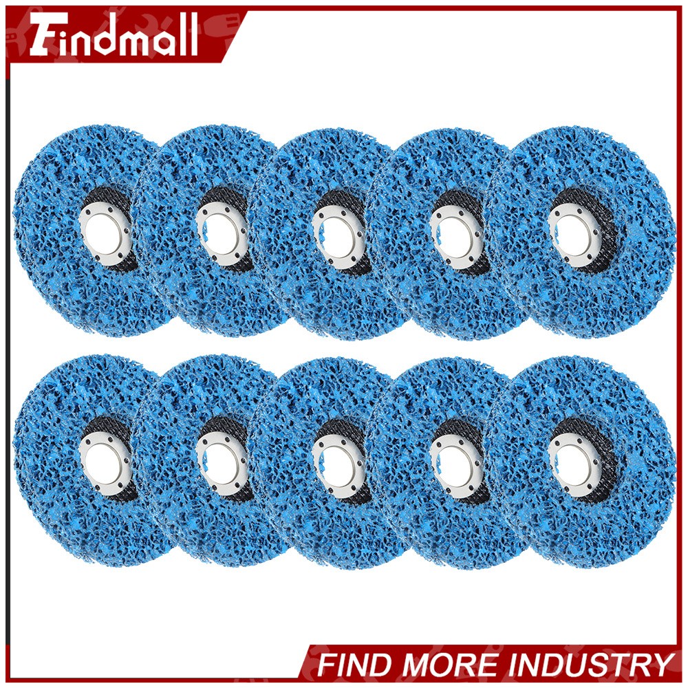 Findmall 10 x 4.5” Poly Strip Disc Wheel Paint Rust Removal Clean Angle Grinder