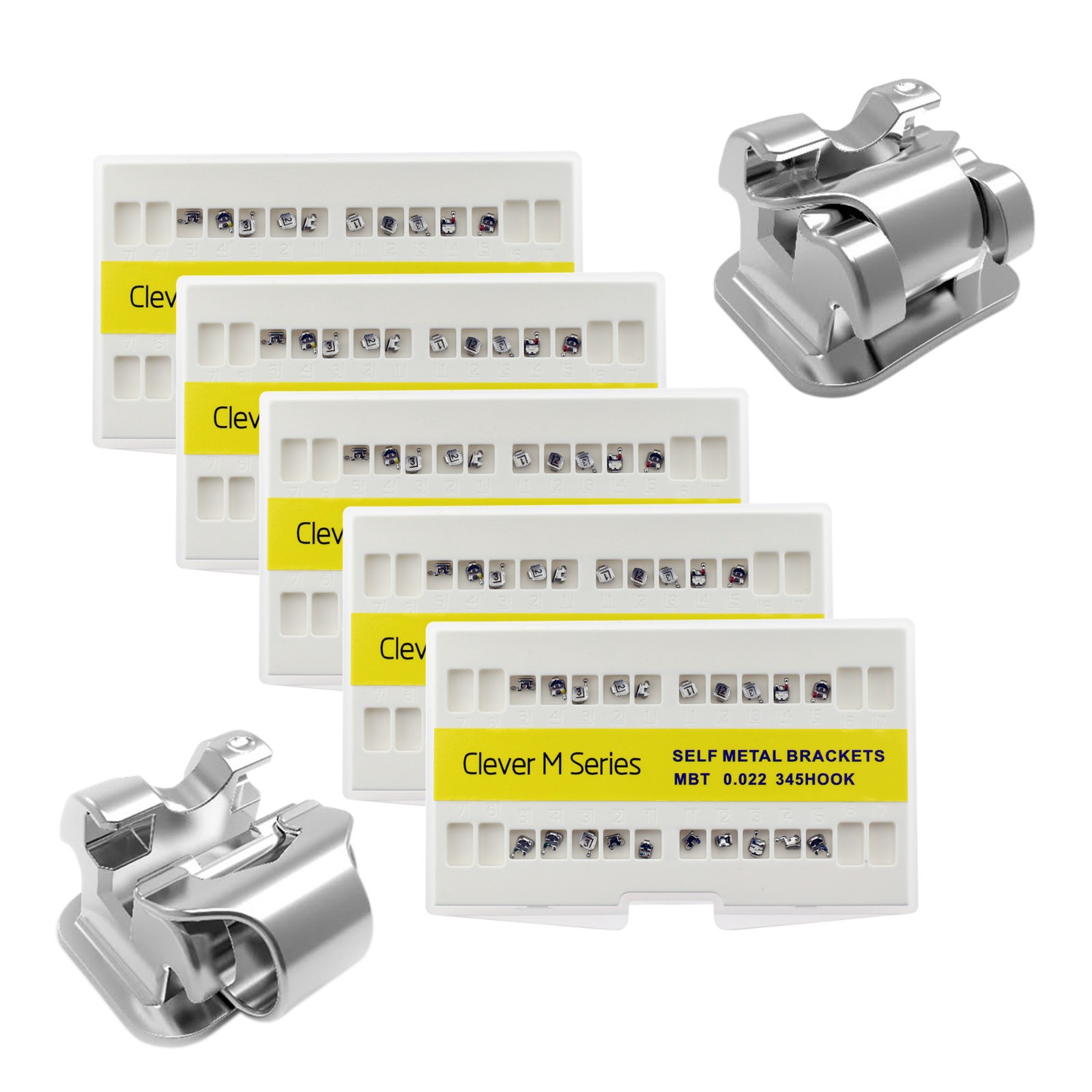 Orthodontic Self Ligating Brackets AO Empower Style Creative Dental Roth MBT 022