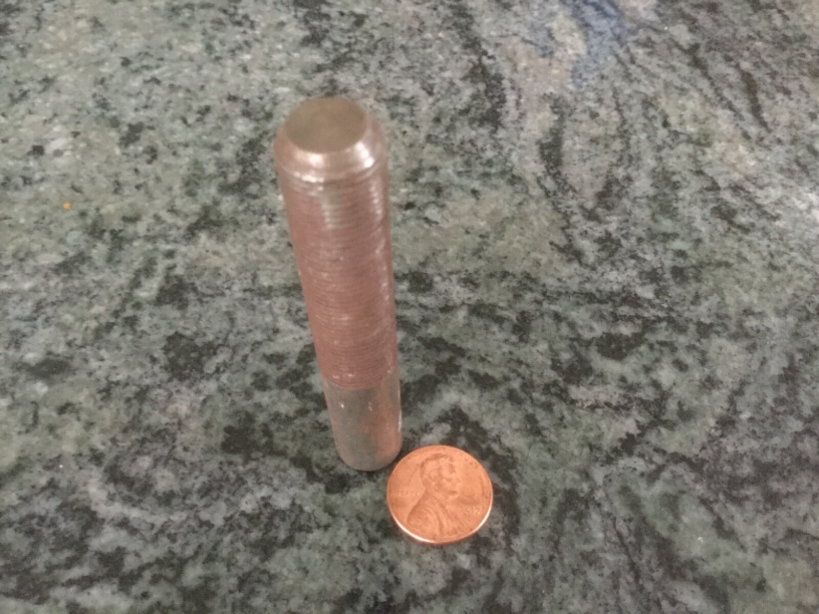 straight arbor holder machine shop blank 1/2 inch to 1/2-24 thread 1 3/4 long