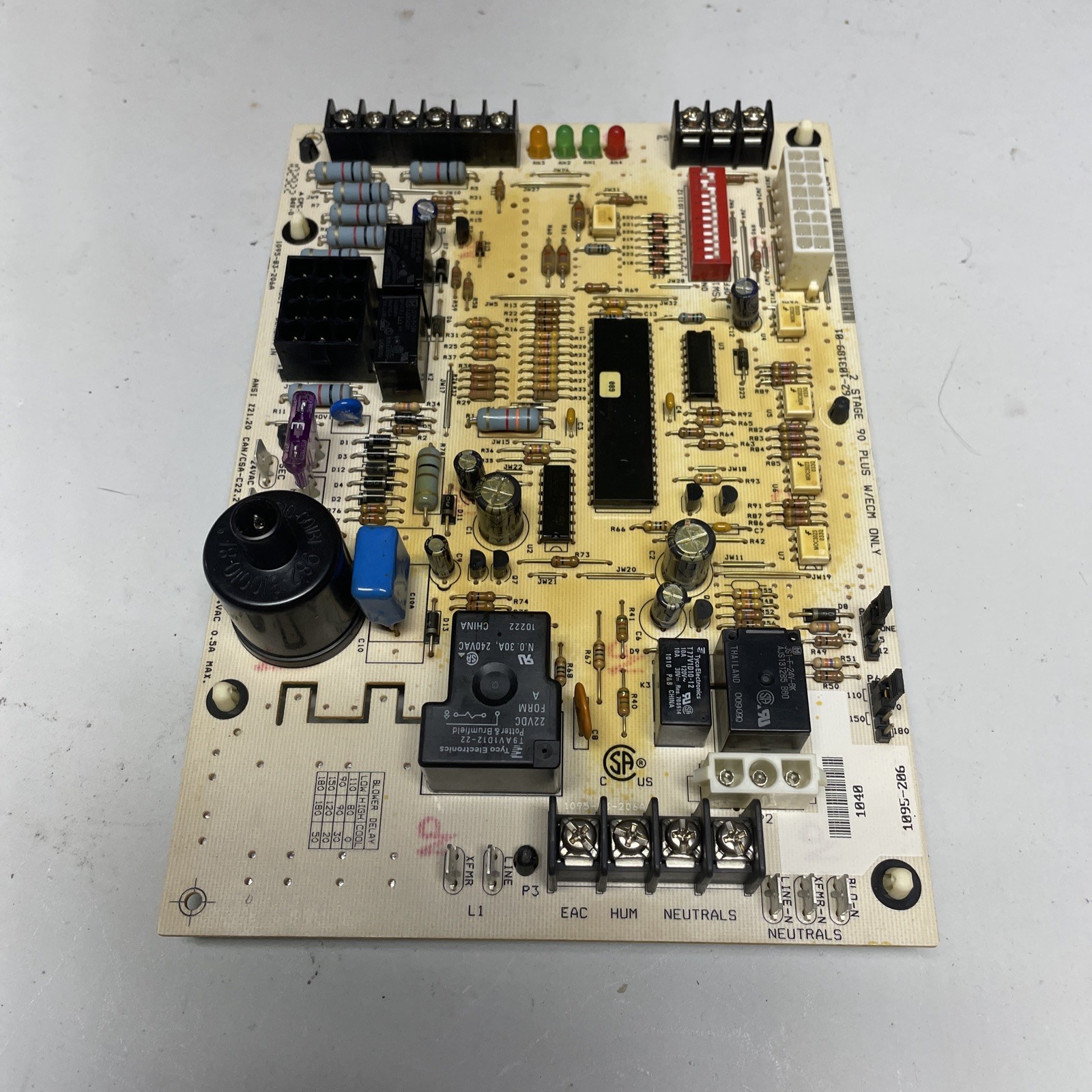 Rheem/Ruud 62-103189-01 Furnace Control Board 1095-206 Returns Accepted ✅