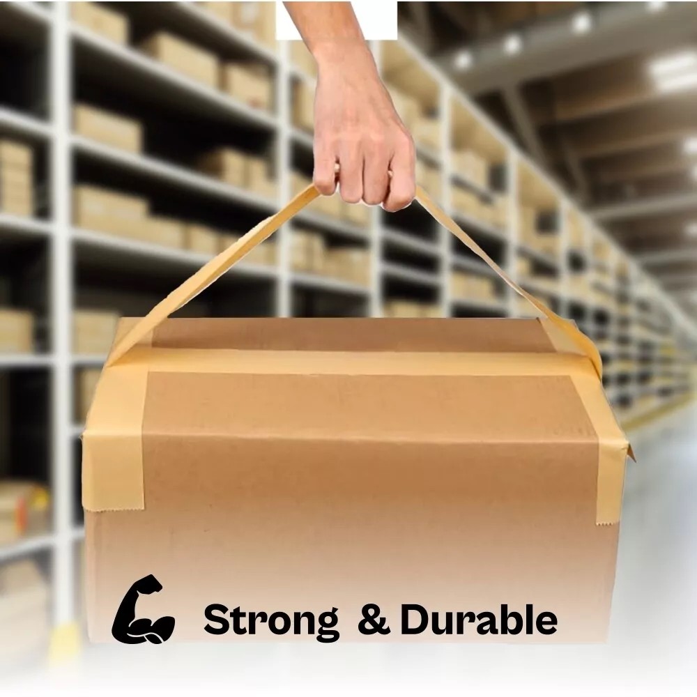 Self-Adhesive Kraft Tape, Shipping Moving Packaging Box Tape