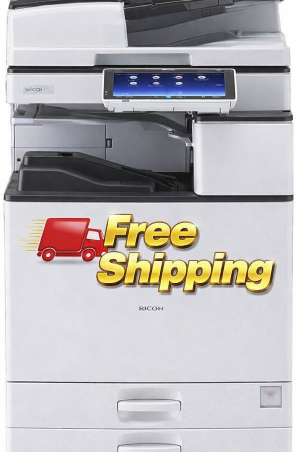 Ricoh MP 5055 -Black and White Copier – 50ppm,Copy,Print,Scan,4 Trays –LOW meter