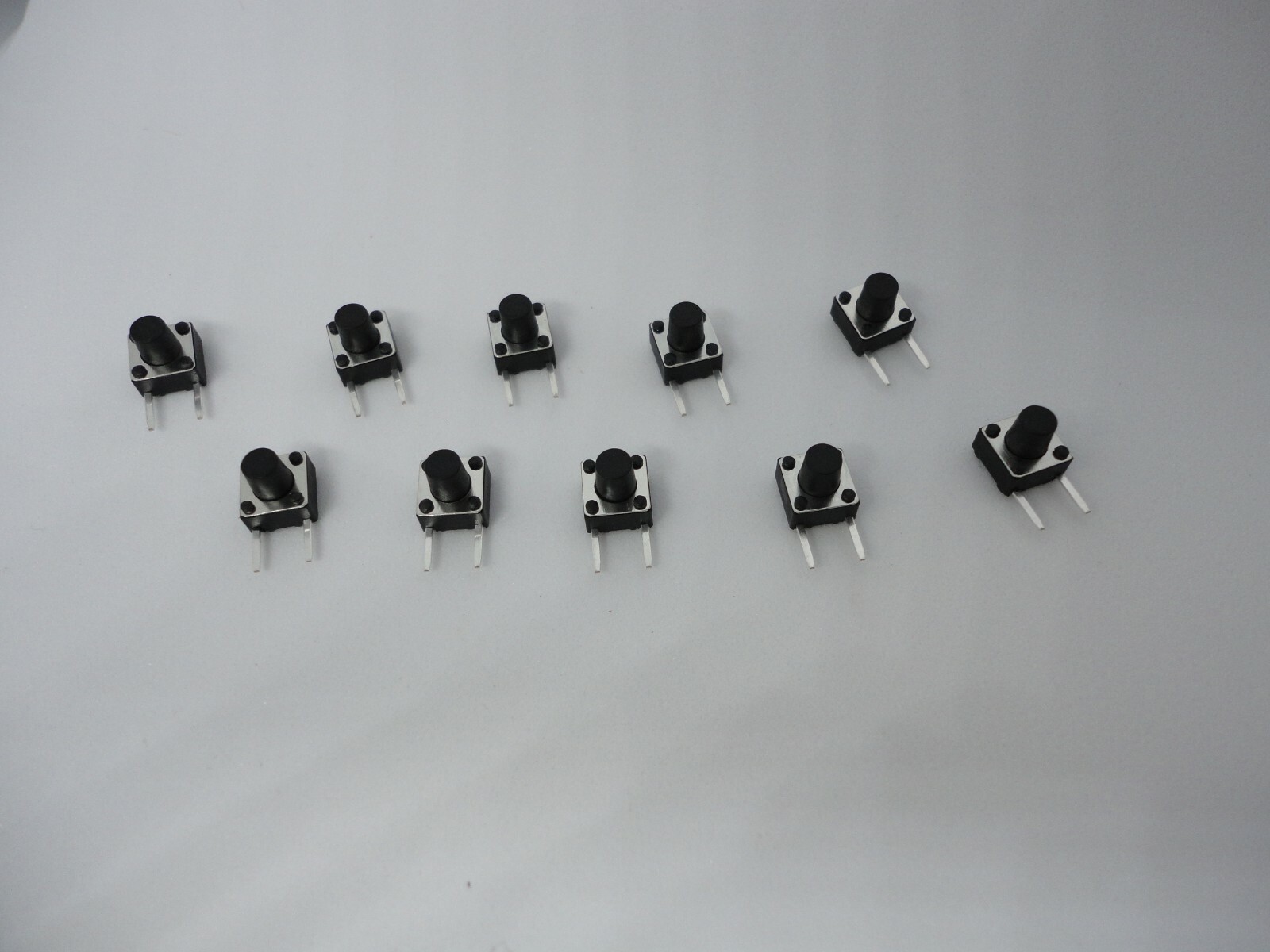 10 Pcs Pack Lot 6x6x7mm Momentary Push Micro Button Tactile Switch Side 2 Pins