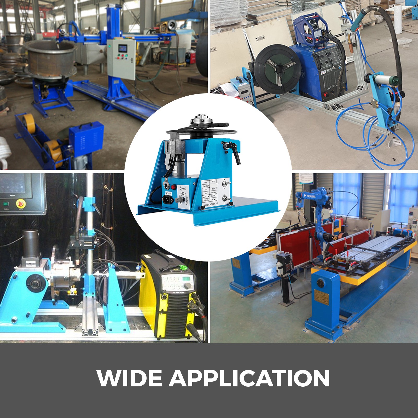 VEVOR 50/1000/30/10KG Rotary Welding Positioner Positioning Turntable Table