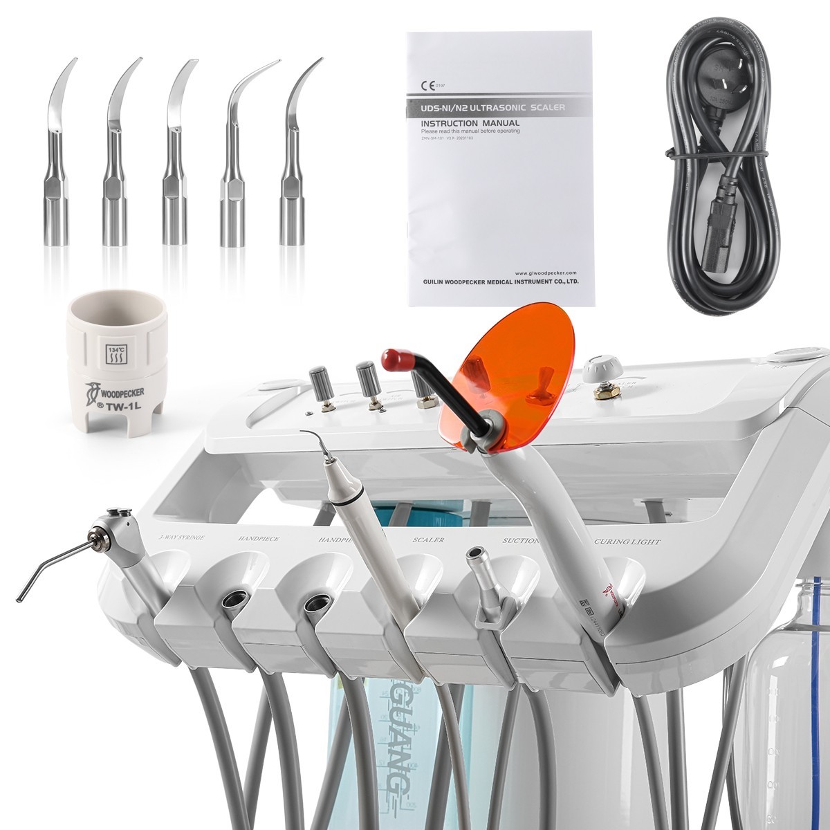 US Woodpecker Dental UDS-P Ultrasonic Piezo Scaler Handpiece Scaling+Perio+Endo