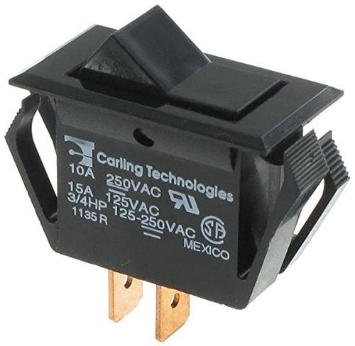 1 Piece Rocker Switches SPST ON-NONE-OFF Black Electrical Component Part