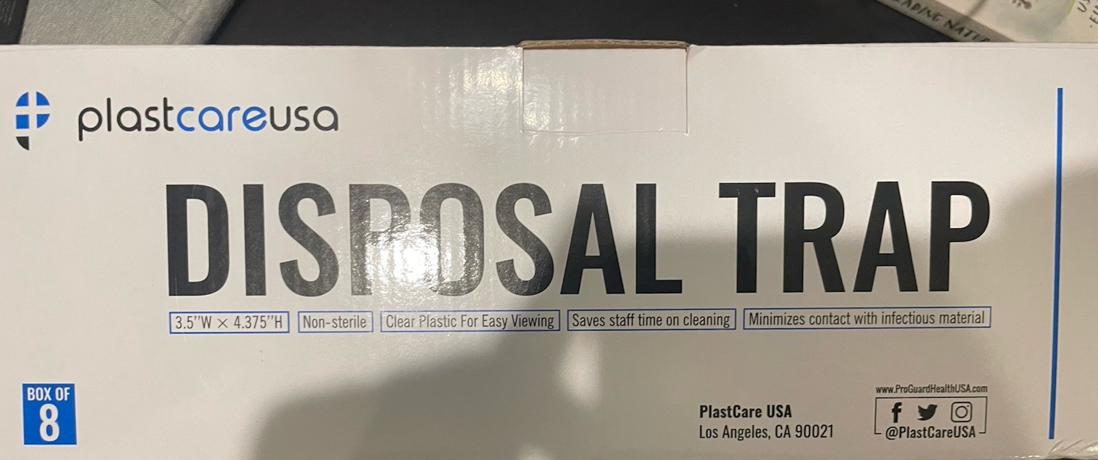 Plastcare USA Disposable Dental trap 3.5 in x 4.375 In