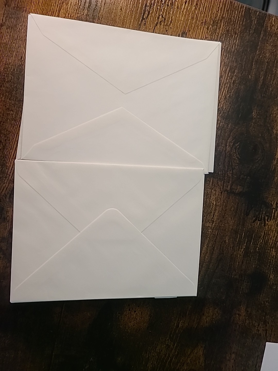 20 Whites Envelope 7.25×5.25in