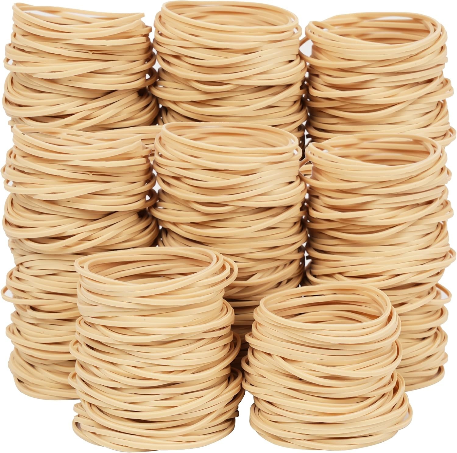 Rubber Bands 500pcs Size#18 Elastic Bands for Office, School, Home, Money, Flowe